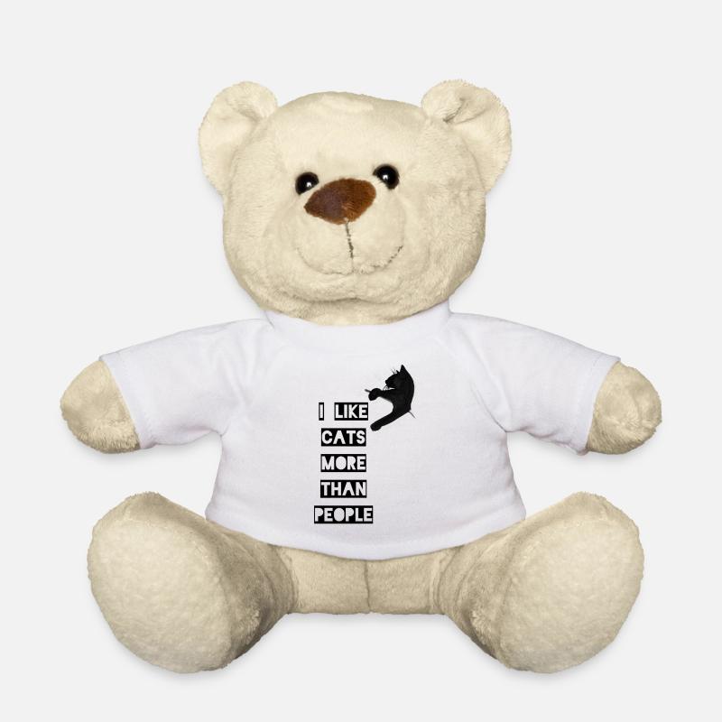 Wie Katzen - Teddy - Weiß