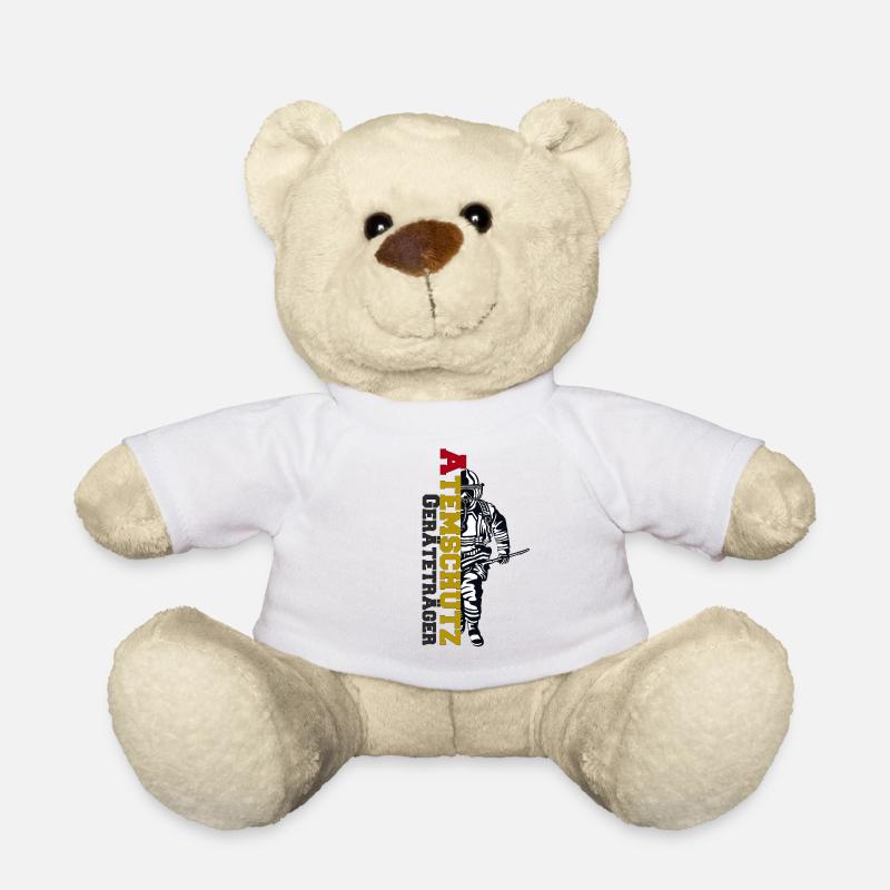 Feuerwehr - Atemschutz Geräteträger - Teddy - Weiß