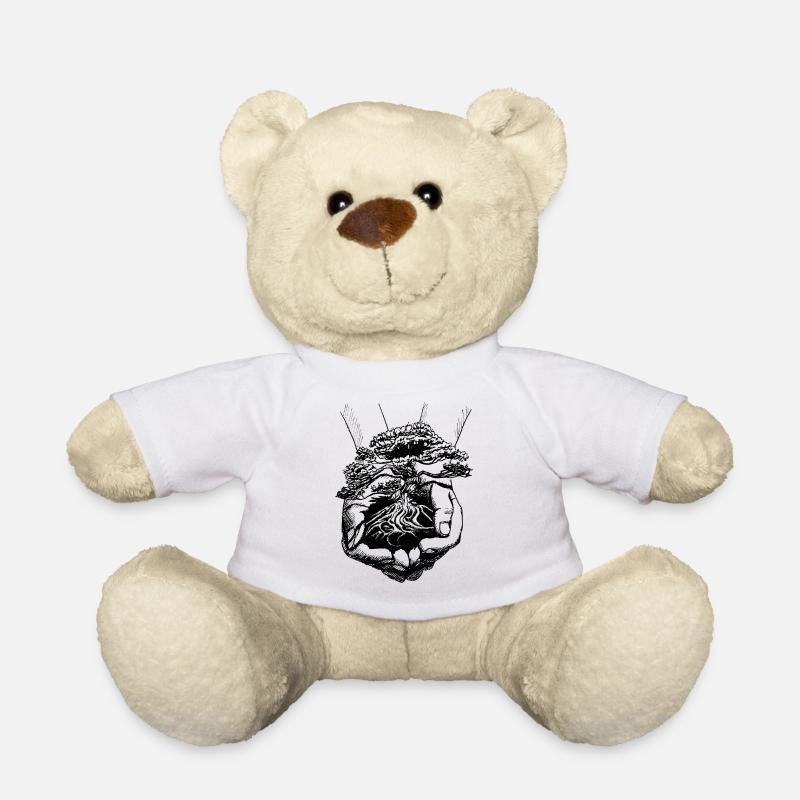 Arbre de vie des mains - Nounours - blanc