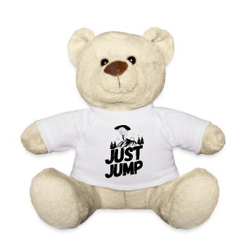 Parachutisme saut en parachute - Nounours - blanc - Devant