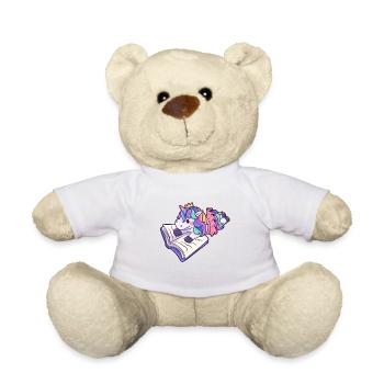One More Chapter unicorn horse unicorn - Teddy Bear - white - Front