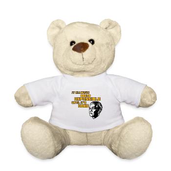 It always seems unpossible until it's done! - Teddy Bear - white - Front