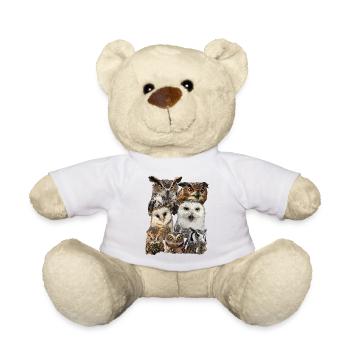Rapaces nocturnes - Nounours - blanc - Devant