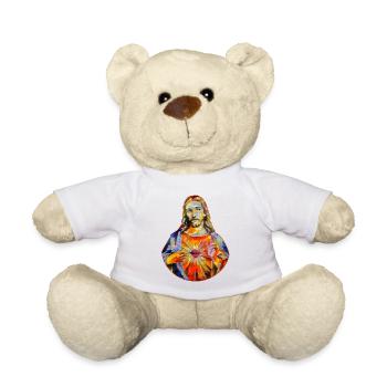 Painting Jesus Christ * Painting Jesus Christ - Teddy Bear - white - Front