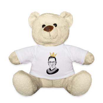Ruth Bader Ginsburg RGB - Nounours - blanc - Devant