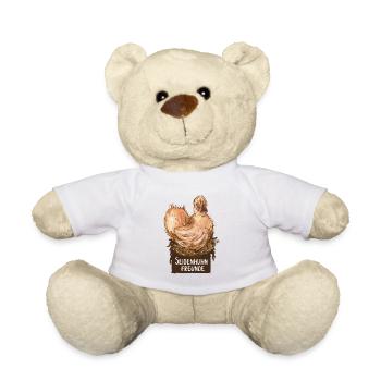 seidenhuhn - Teddy - Weiß - Vorne