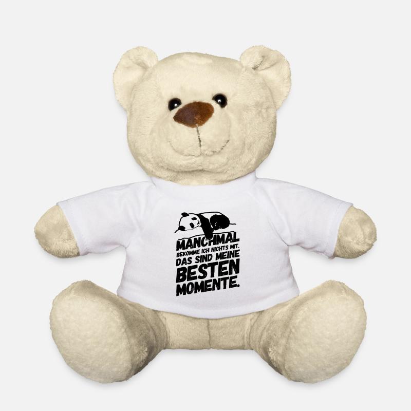 Panda Lustiger Spruch - Teddy - Weiß