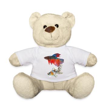 Fische - Teddy - Weiß - Vorne