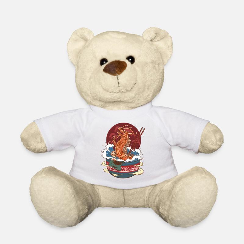 Dragon Noodle Soup - Teddy Bear - white