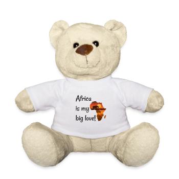 Africa - Teddy Bear - white - Front