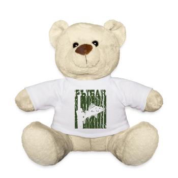 Angler Рыбак Russe Russen Russisch Geschenkidee - Teddy - Weiß - Vorne