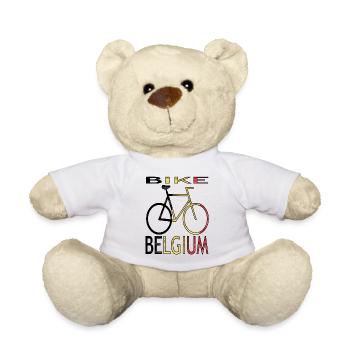 Vélo en Belgique Vélo vélo cadeau - Nounours - blanc - Devant