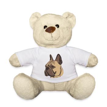 French Bulldog portrait - Teddy - Weiß - Vorne