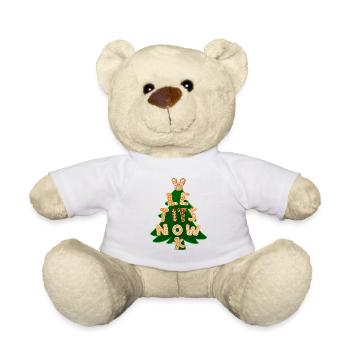 Le Tits Now Shirt - Let It Snow Shirt mit Humor - Teddy - Weiß - Vorne
