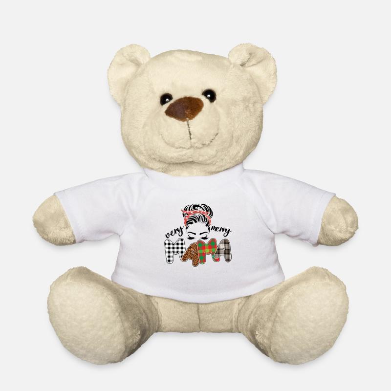 très joyeux noël maman - Nounours - blanc