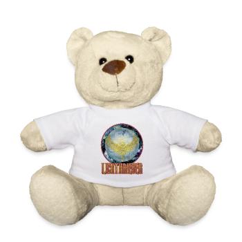 LIGHT WARRIORS of the universe - warriors of light - Teddy Bear - white - Front