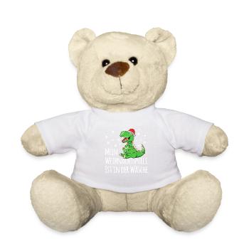 Mein Weihnachtspulli ist in der Wäsche Shirt Ugly - Teddy - Weiß - Vorne