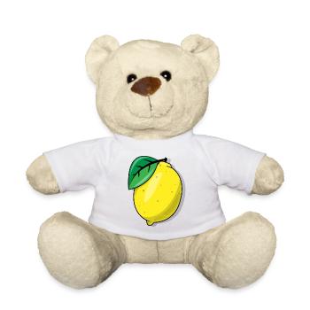 Zitrone - Teddy - Weiß - Vorne