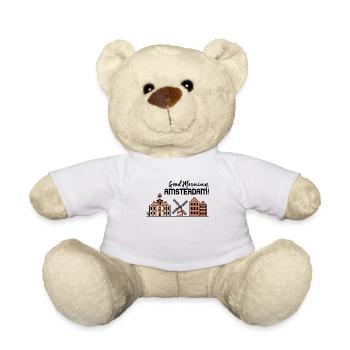 Bonjour Amsterdam! - Nounours - blanc - Devant
