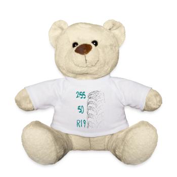 Auto / 255 50 R19 / Tuning / Motorsport / turquoise - Nounours - blanc - Devant