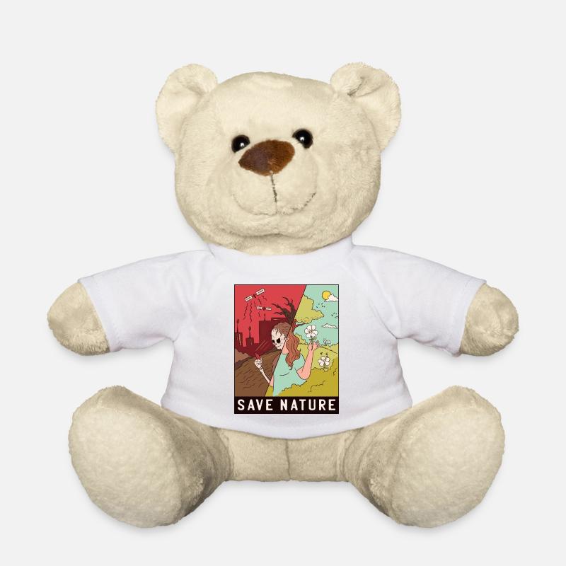 Save Nature (Ökologie) - Teddy - Weiß
