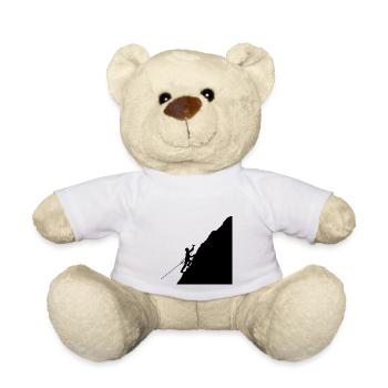 Mountains Alps Mountaineering - Teddy Bear - white - Front
