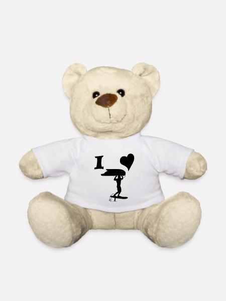 I love wingfoil - Teddy - Weiß