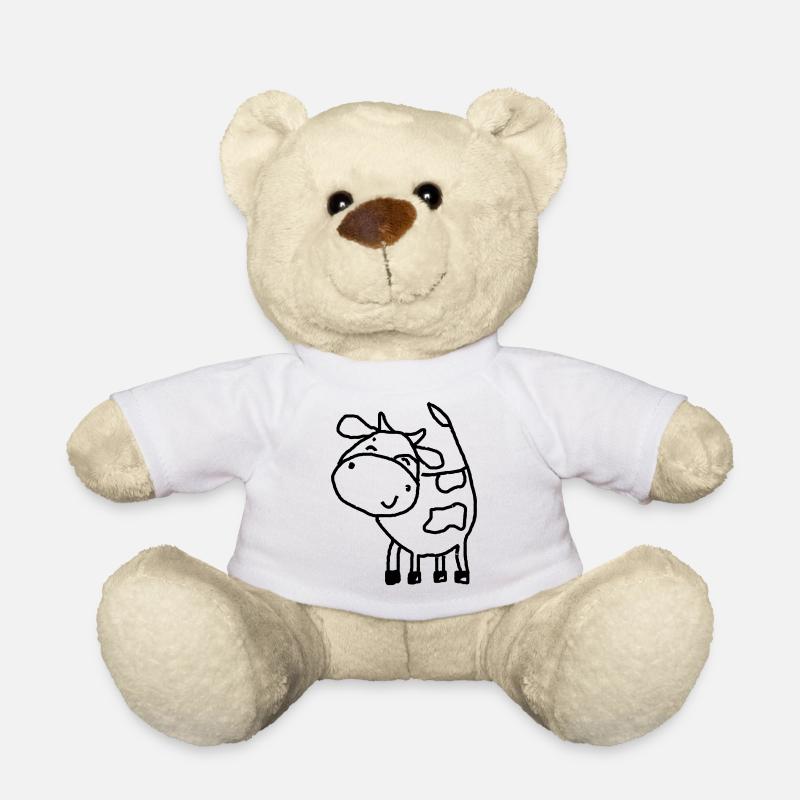 Vache - Nounours - blanc