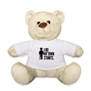 Je fais Mes propres cascades - Nounours - blanc - Devant