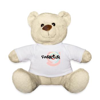 Parkour, Freerunning Backflip Freestyly Akrobatic - Nounours - blanc - Devant