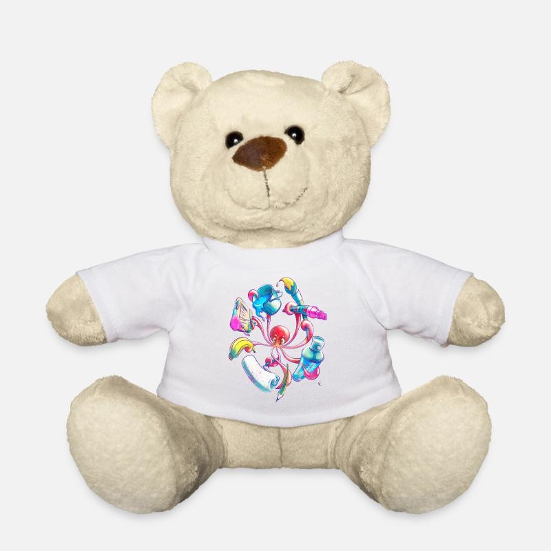 Pulpograffer - Teddy Bear - white