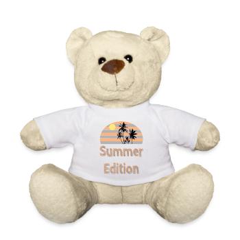 Summer Edition / Summer / Sea / Trend / Sayings - Teddy Bear - white - Front