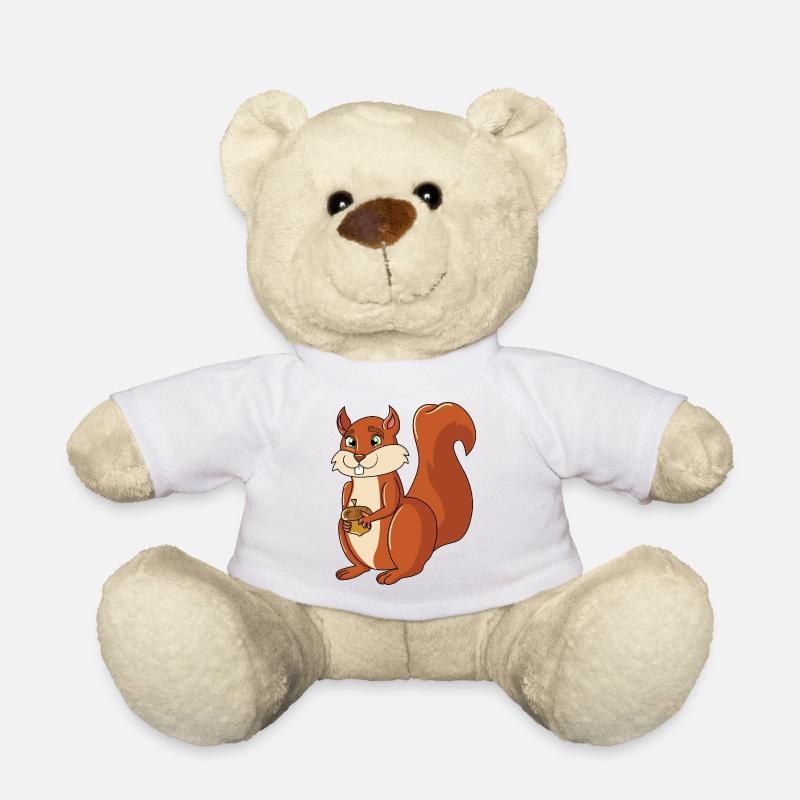 Eichhörnchen - Teddy - Weiß
