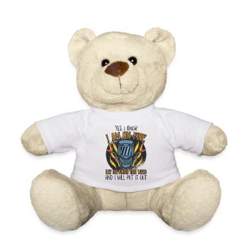 welding metalworker locksmith - Teddy Bear - white - Front