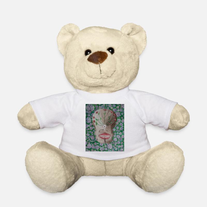 Blumenschmuck - Teddy - Weiß
