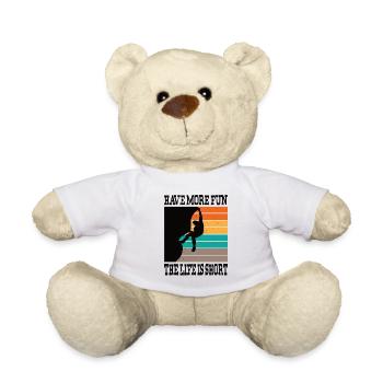 Climbing Climbing Sayings Climbers Climbing - Teddy Bear - white - Front