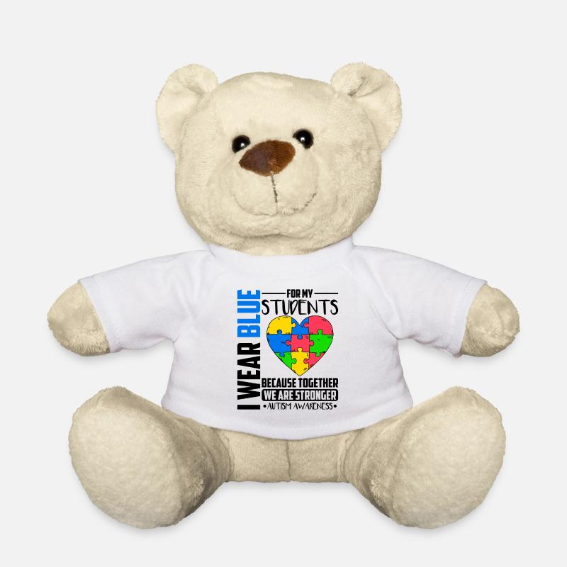 Autismus Autismus autist Autismus - Teddy - Weiß