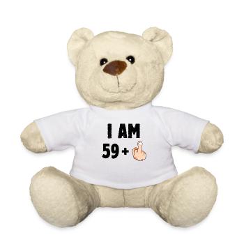 I am 59 plus one - Nounours - blanc - Devant