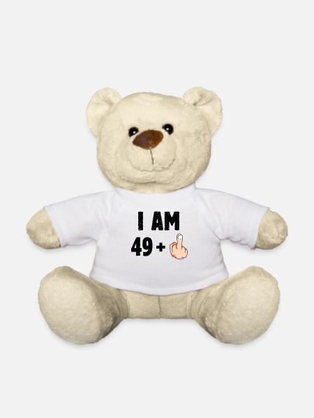 I am 49 plus one - Teddy - Weiß