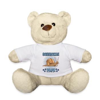 Schnecken Papa - Teddy - Weiß - Vorne