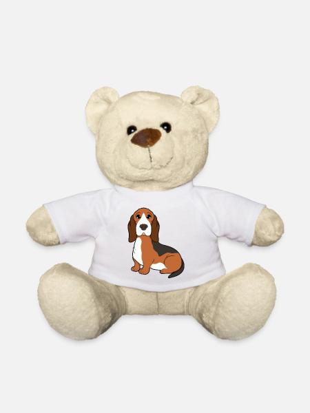 Basset Hound - Teddy - Weiß