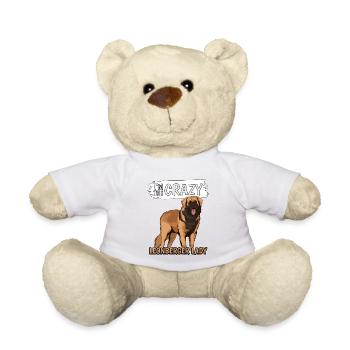 Leonberger I’m The Crazy Leonberger Lady - Nounours - blanc - Devant