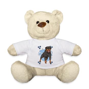 Rottweiler Blue Design - Teddy - Weiß - Vorne