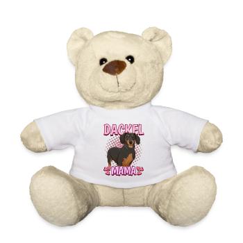 Dackel Mama - Teddy - Weiß - Vorne