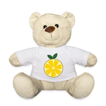 Zitrone - Teddy - Weiß - Vorne
