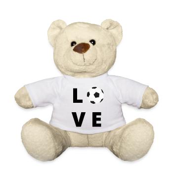 LIEBE FUßBALL - Teddy - Weiß - Vorne