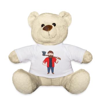 Bûcherons - Nounours - blanc - Devant