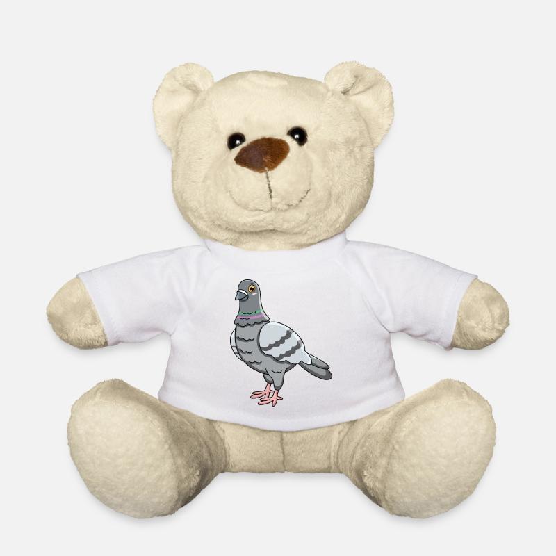 Pigeon - Nounours - blanc