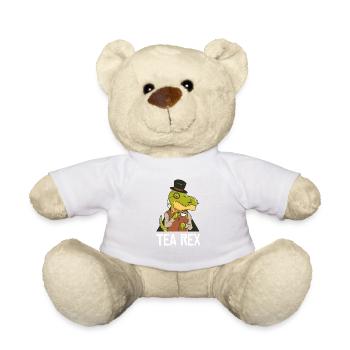 T-Rex dinosaures thé Tea Rex Tyrannosarus - Nounours - blanc - Devant