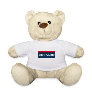 Bier Polizei - Bierpolizei Team Trinken Feiern - Teddy - Weiß - Vorne
